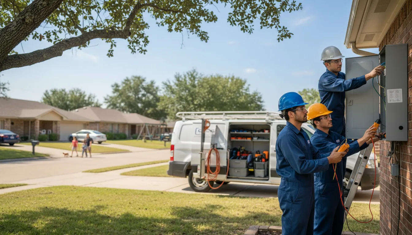 Certified electrician providing emergency electrical services in Vail, IA